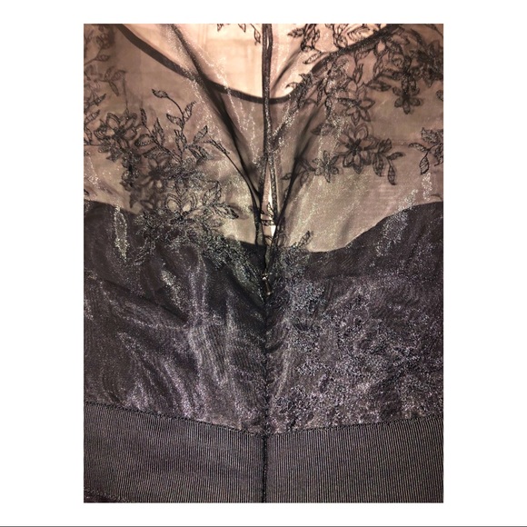 David Bridal Black lace dress Size 18 - Picture 3 of 5